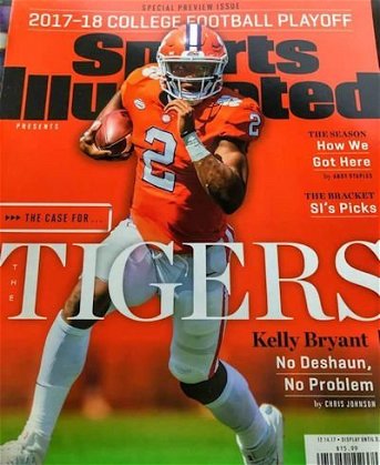 Kelly Bryant on Sports Illustrated cover