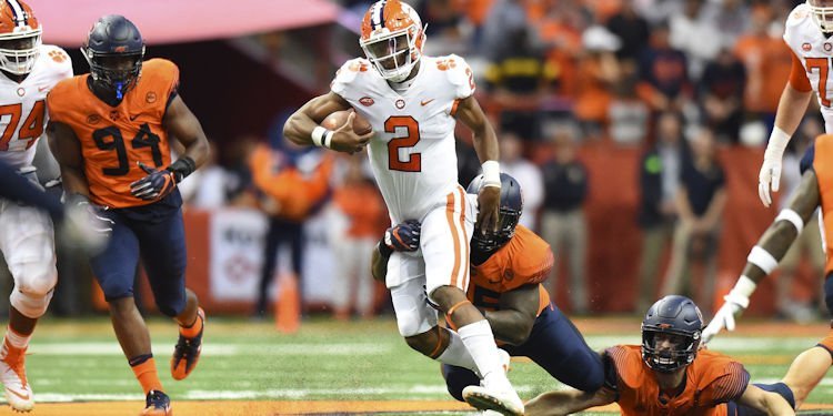Klatt says Kelly Bryant's injury issues at Syracuse shouldn't help Clemson in the Playoff rankings. (USA TODAY sports-Rich Barnes)