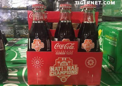Sneak Peek: Clemson National Championship Coke Bottles