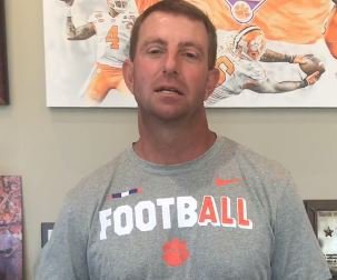 Swinney says Jarren Jasper was at <br> the national title game in January. 