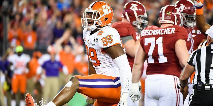 Clemson versus Alabama part four? Both teams are in a good spot for it to happen