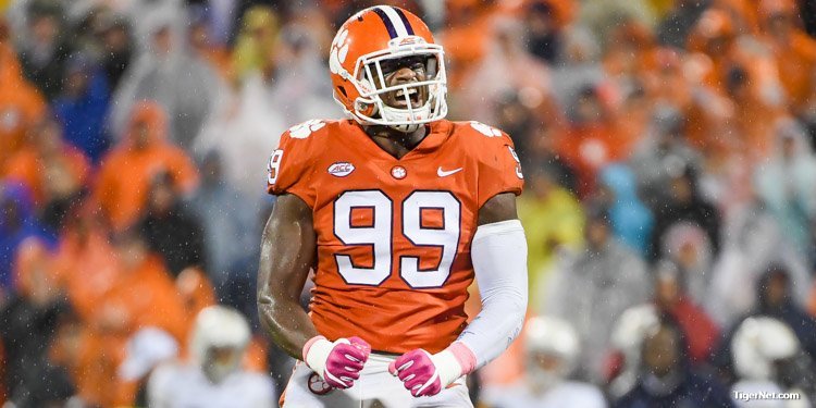 Clelin Ferrell and Austin Bryant's Clemson D-line is rivaled best by an opponent they will see in early December. 