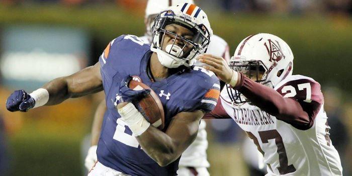 Johnson rushed for 136 yards in Auburn's opener. (John Reed-USA TODAY Sports)
