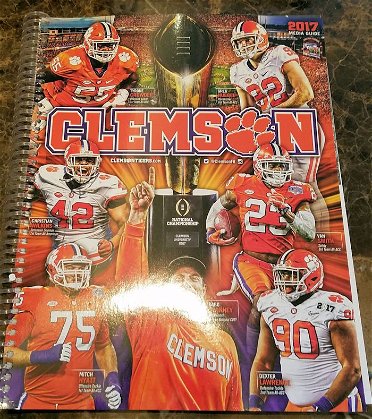 First Look: 2017 Clemson Football Media Guide