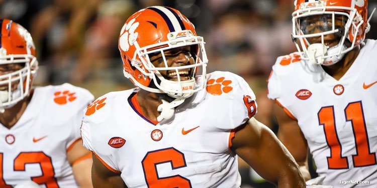 Clemson seeks a third win over a ranked opponent on the road at South Carolina Saturday.