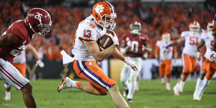 Renfrow has torched Alabama in recent games
