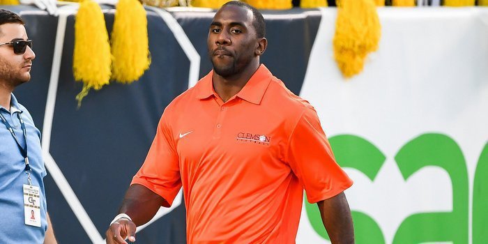 Spiller reps his orange colors as much as he can