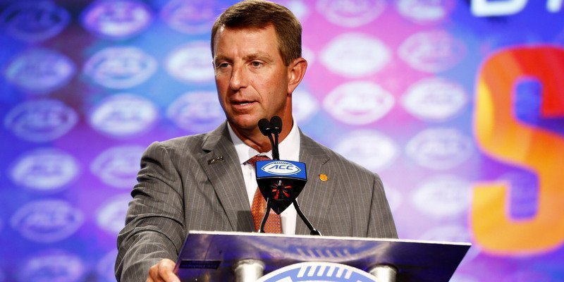 Swinney is pulling for Florida State against Alabama
