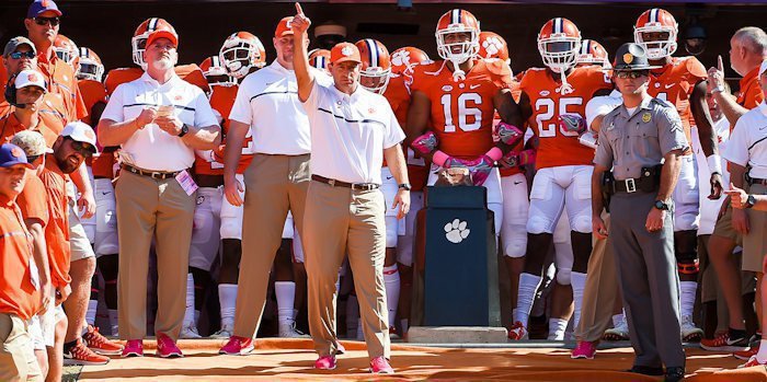 Swinney and the Tigers will be on the hill in a few months