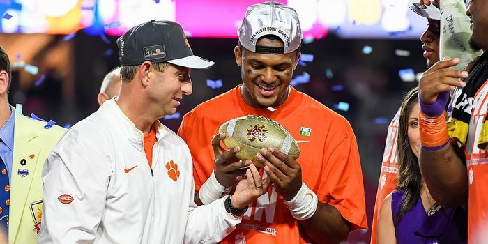 Clemson's last bowl bid was a 31-0 win over Ohio State in the Fiesta Bowl.