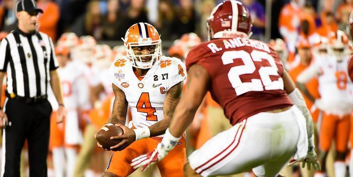 Watson helped Clemson in the 2016 National Championship