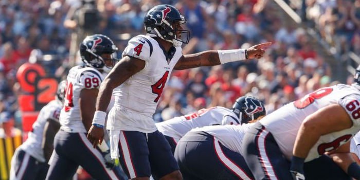 Deshaun Watson impressed in his second road start in a row. (David Butler - USA Today Sports)