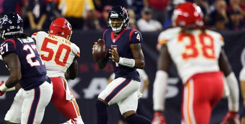 Houston coach Bill O'Brien was impressed with the fight from Deshaun Watson Sunday.