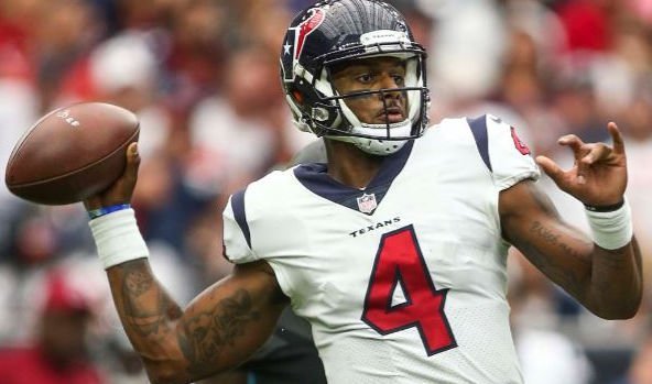Deshaun Watson entered Sunday's game in the second half and threw his first career touchdown pass Nuk Hopkins (USA TODAY Sports-Troy Taormina)