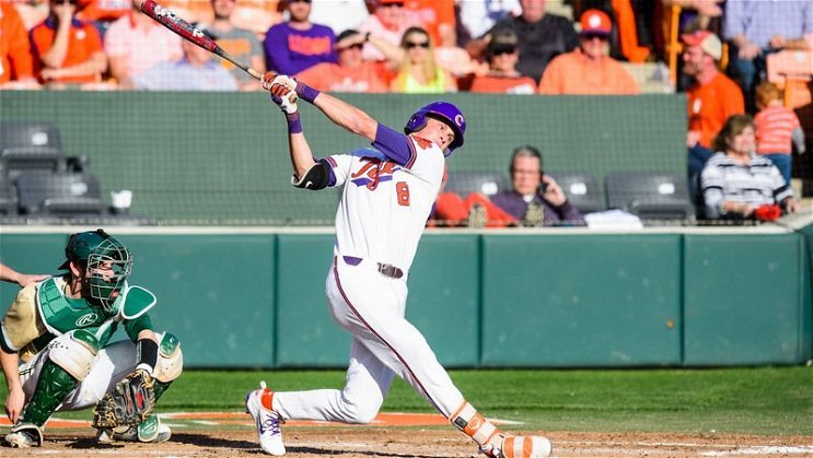 Clemson took an early lead with a home run from Logan Davidson in the first inning. 
