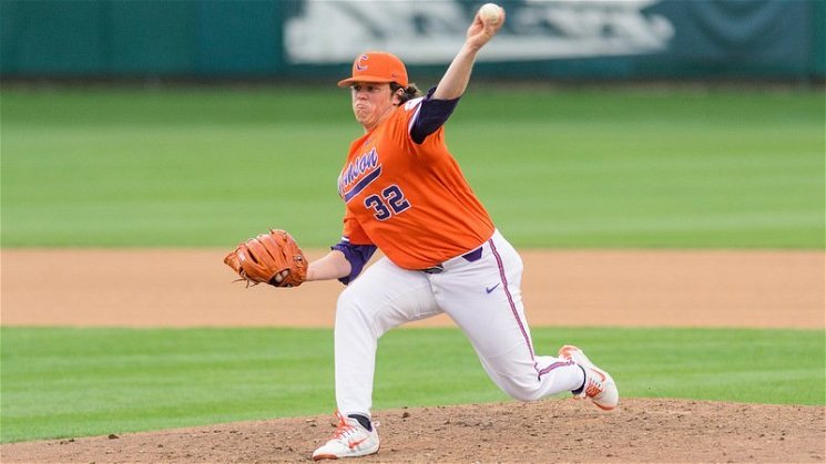 Jacob Hennessy leads the Clemson starting staff with a 3-1 record and a 1.94 ERA.