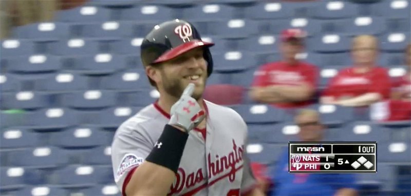 Former Clemson catcher loses tooth, hits first MLB homer