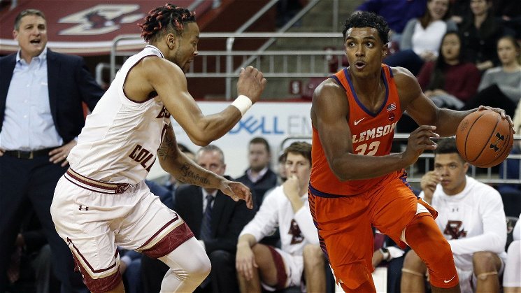Clutch free throws seal Clemson win at BC