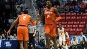 Sweet 16 Party! Clemson advances to Sweet 16 with rout of Auburn in NCAA's