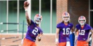 Depth chart decisions still to come as Clemson camp winds down