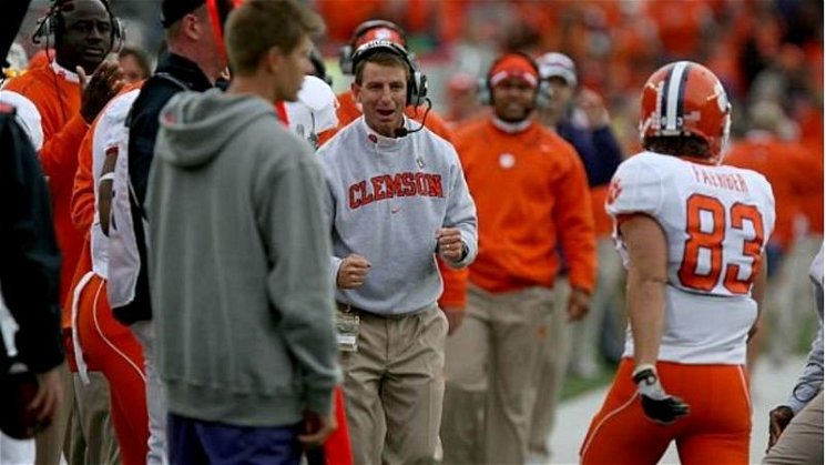 Orange britches and Boston College: Swinney says he isn't here today without that win