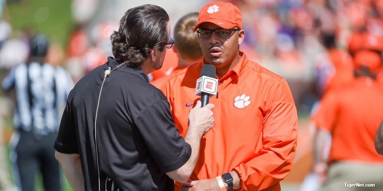 From baseball to football, Tony Elliott happy staying at home in Clemson