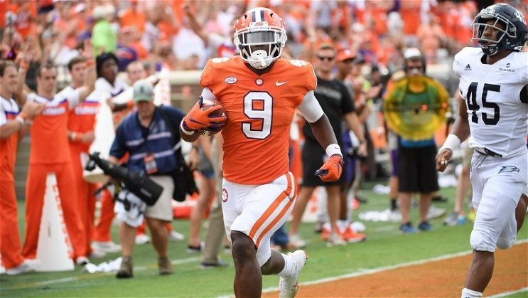 Etienne is a game-breaker at running back 