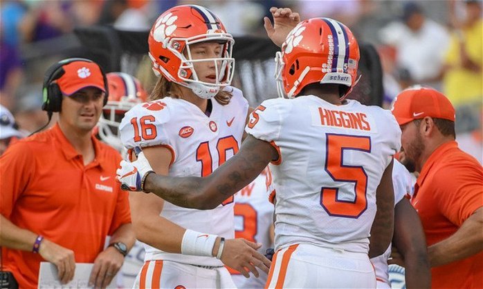 Trevor Lawrence ranks in the top-10 nationally in pass efficiency through six games.
