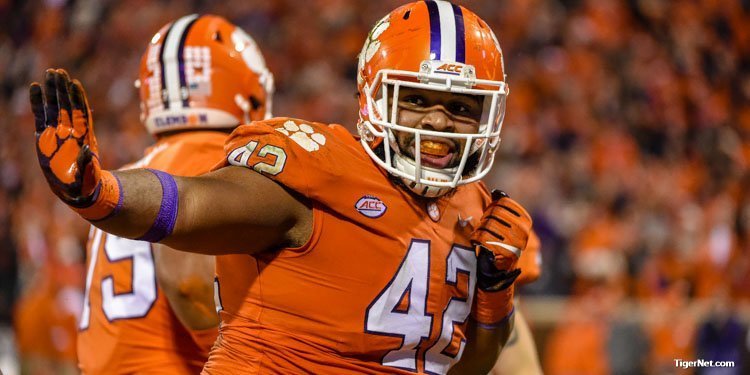 Christian Wilkins awarded Campbell Trophy