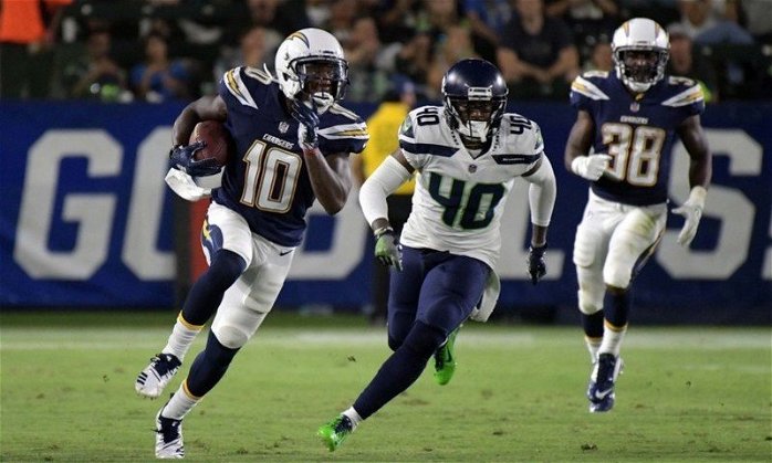 Scott impressed for the Chargers in the preseason before suffering an ankle injury. (USA TODAY Sports-Kirby Lee)