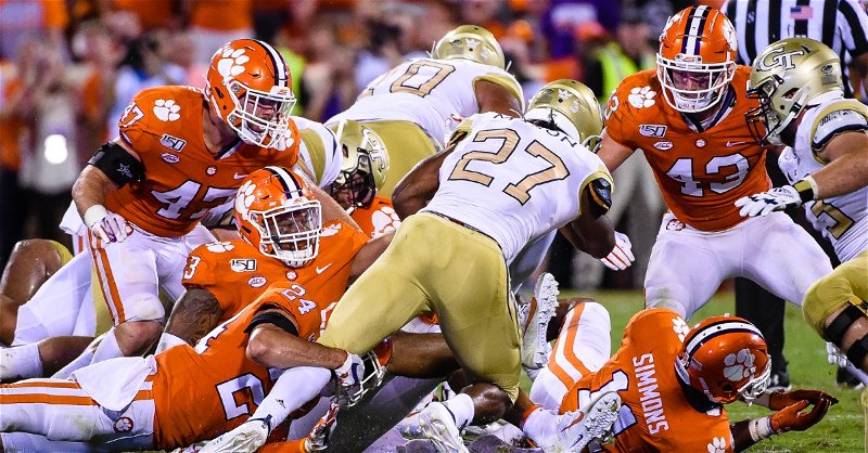 Clemson's back-seven stood up well in the 52-14 win Thursday per the Tigers' head coach. 