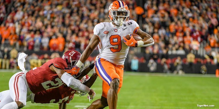 Travis Etienne sets school record for career rushing TDs