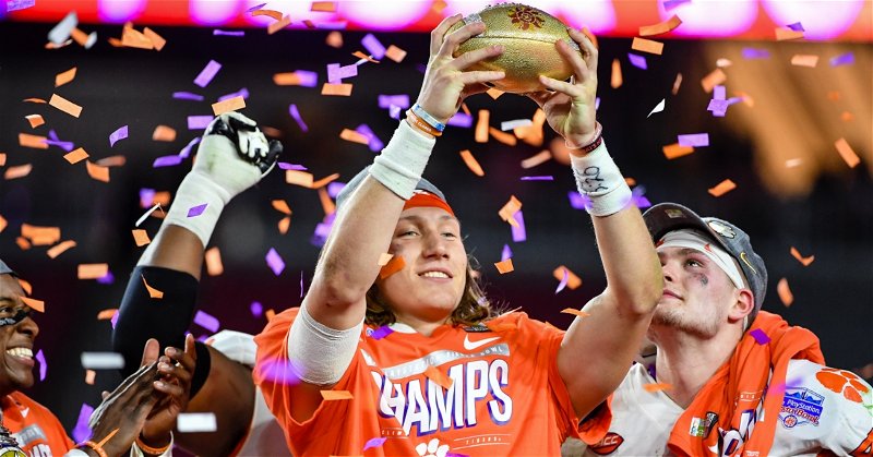Lawrence has won a lot of trophies while at Clemson