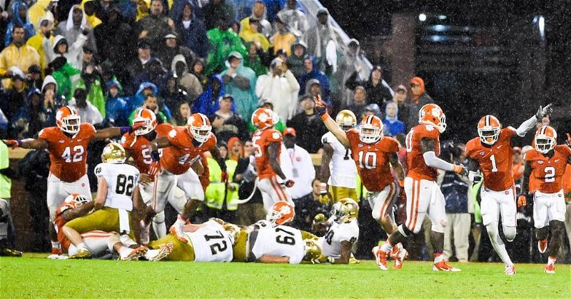 Clemson will try to make it 4 out of 5 lifetime against the Fighting Irish