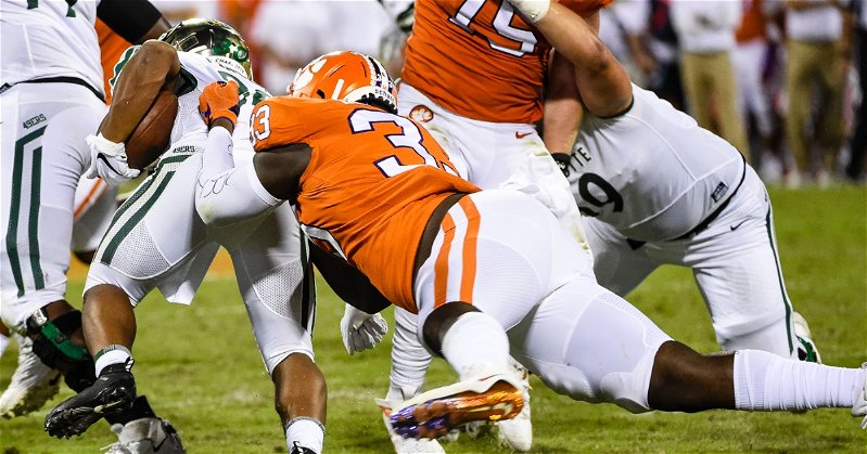 Ruke Orhorhoro is another talented DL on Clemson's roster