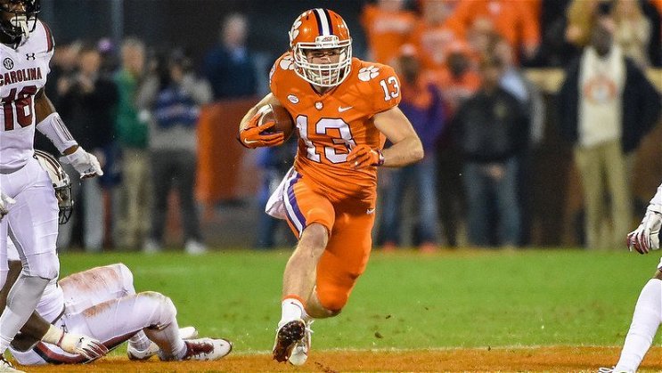 Hunter Renfrow is already impressing before scouts in Mobile Tuesday.