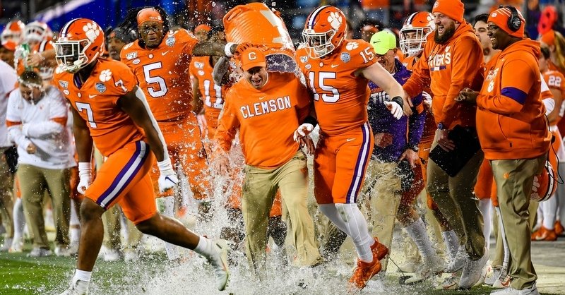 Clemson won their fifth straight ACC title on Saturday night