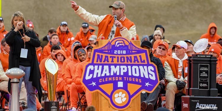 Clemson men's athletics tops Capital One Cup fall standings