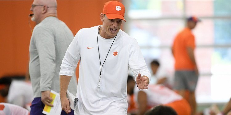 Venables wants his defense potty-trained by the time the season rolls around