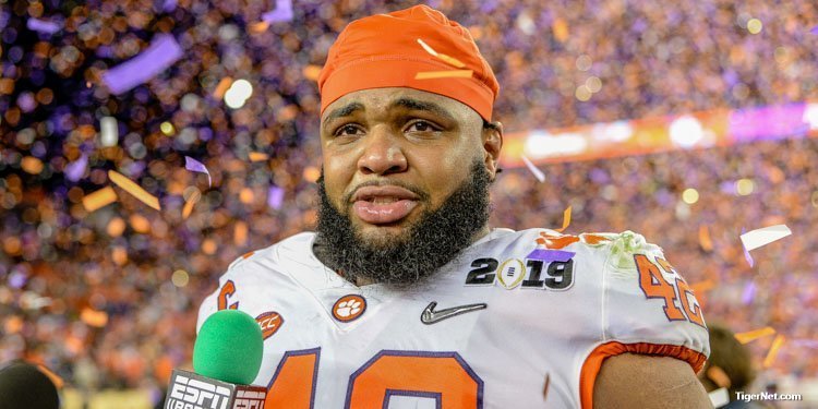 Christian Wilkins is a first-team defender in the Playoff era after winning two national titles with Clemson. 