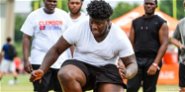 Camp Insider: A big Bear shows up, Clemson legacy works out