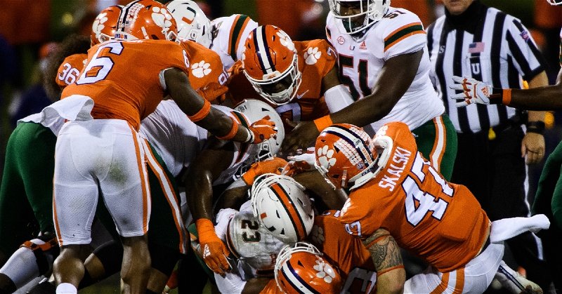 Clemson is now a unanimous No. 1 in ESPN's CFP projections. (ACC pic)