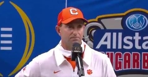 Clemson was outgained 229-34 in yardage in the second quarter