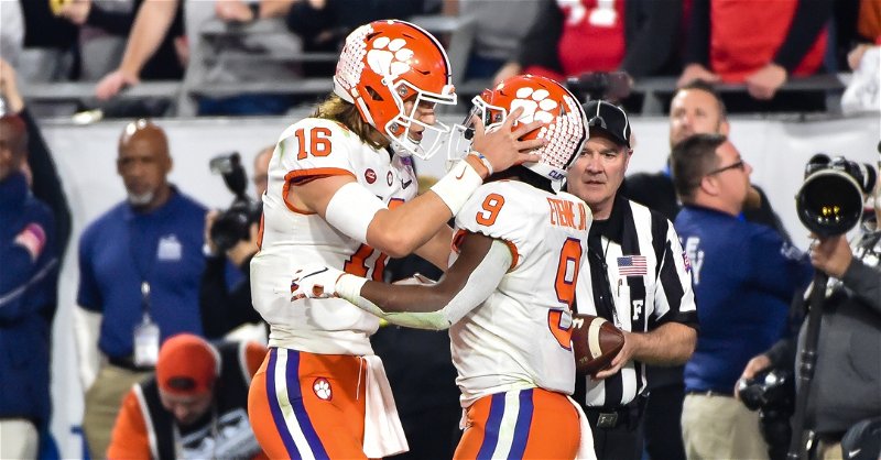 Trevor Lawrence and Travis Etienne have teamed up to win a lot of games and break a lot of records.