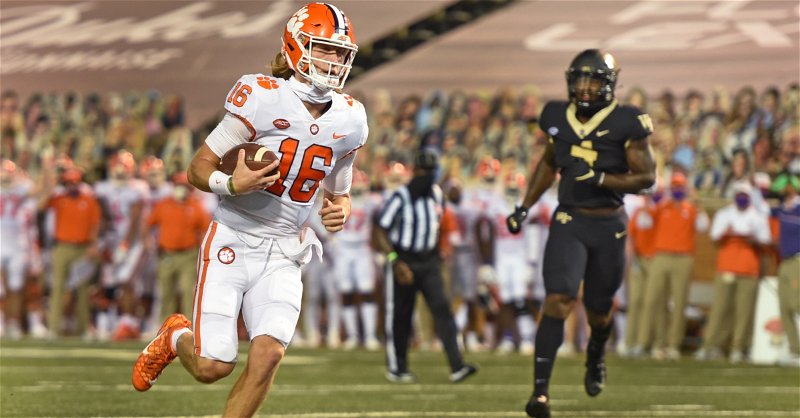 Trevor Lawrence and D'Eriq King may both show of what they can do in the run game. (ACC pic)