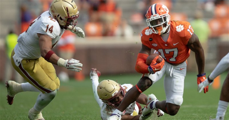 Clemson is ranked lower in one poll going into the showdown at Notre Dame. (ACC photo)