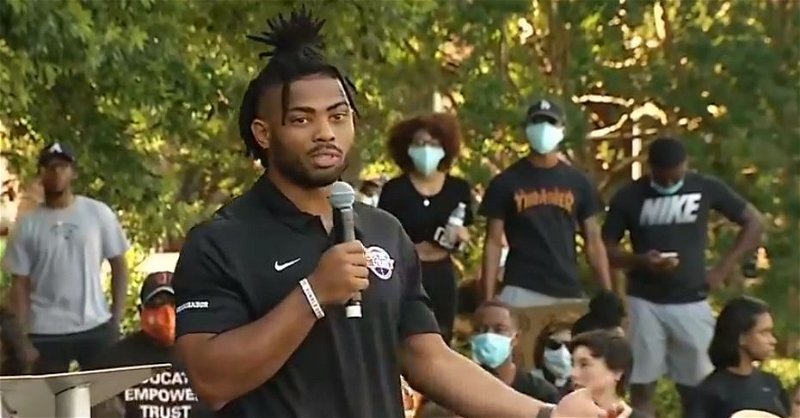 Rencher was a key leader in the peaceful march through Clemson earlier this year.