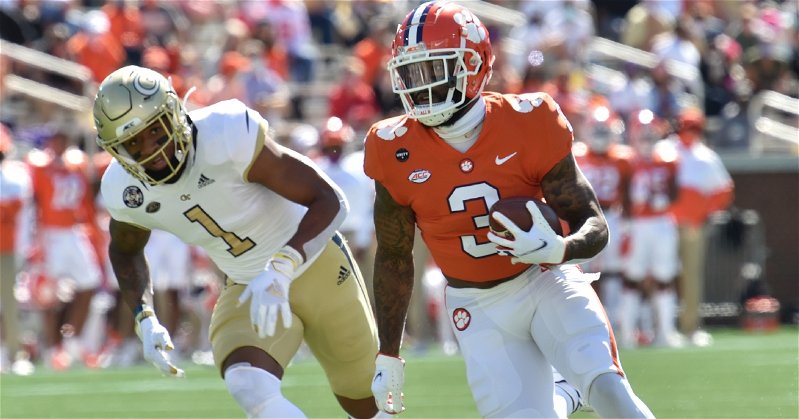 Rodgers emerged as Clemson's top downfield threat this season. (ACC photo)