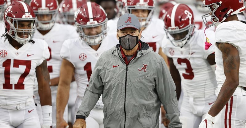 Saban leads an undefeated Crimson Tide team into the Playoff. (USA TODAY Sports photo)