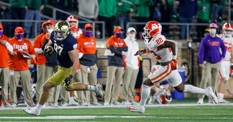 Will Clemson be chasing Notre Dame this season or will the Tigers make a return to the College Football Playoff? (ACC photo)